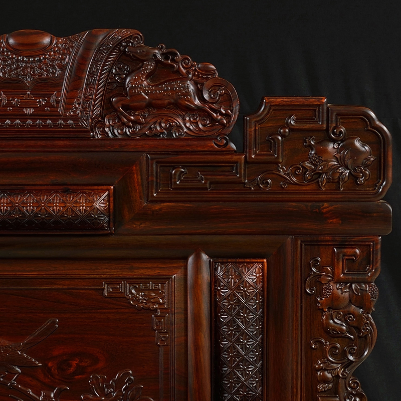 印尼黑酸枝红木家具中式古典实木沙发 阔叶黄檀红木沙发客厅家具