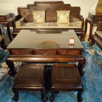 精巧王义红木红木家具规格,缅甸花梨沙发