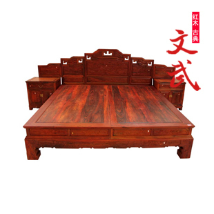 红木床价格与红木家具床图片解析